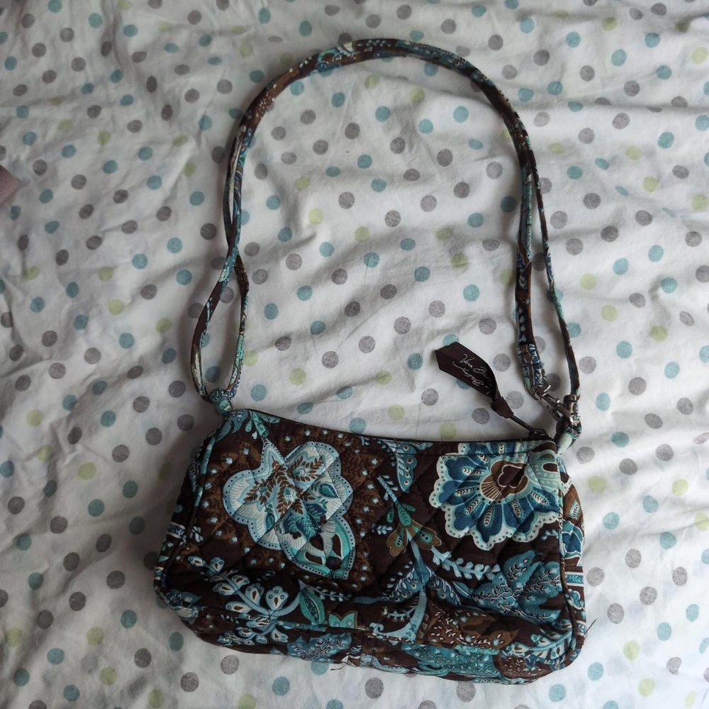 Vera Bradley Java Blue Mini Purse